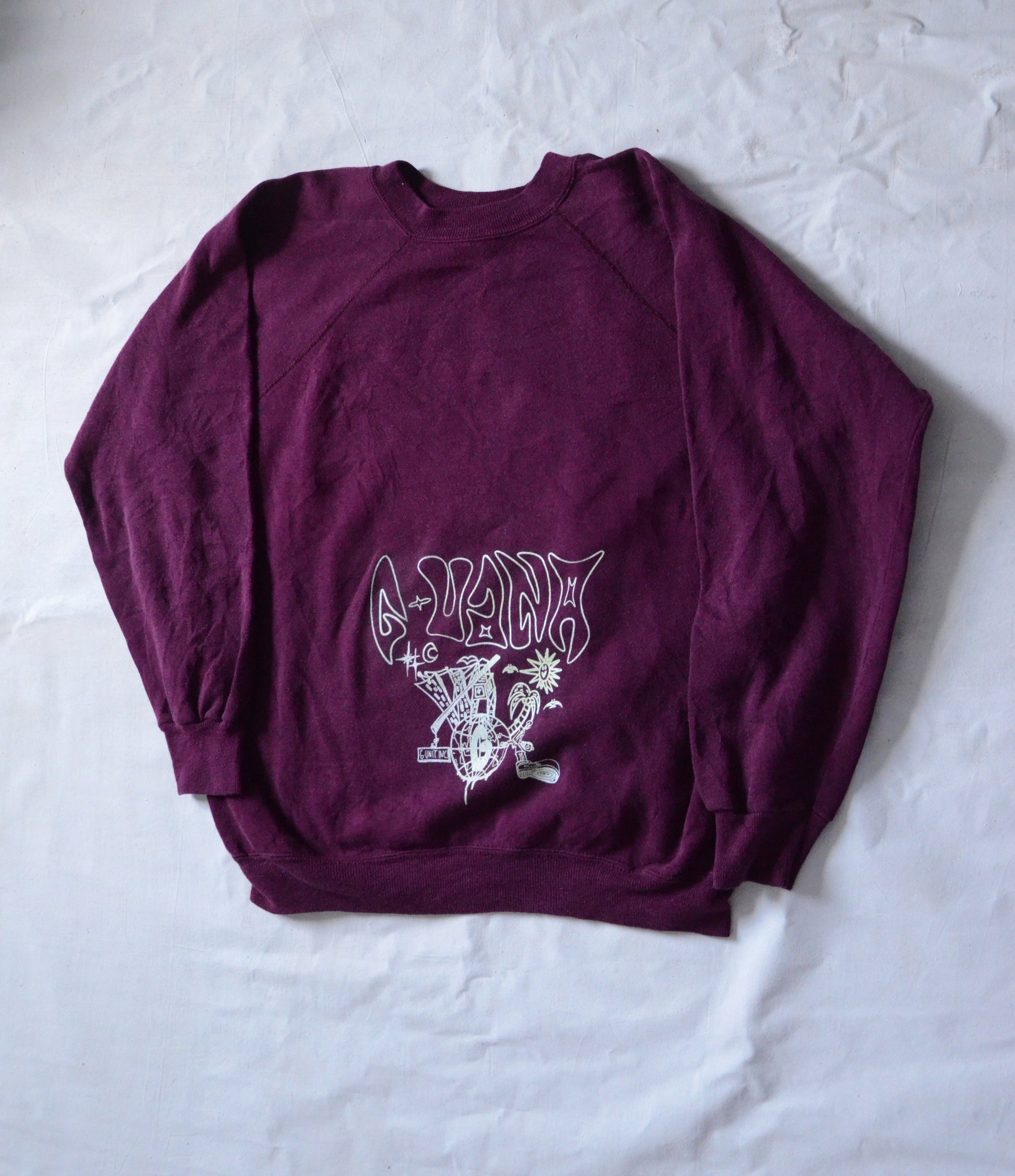 G.UANA Maron 11 Screenprint Sweater