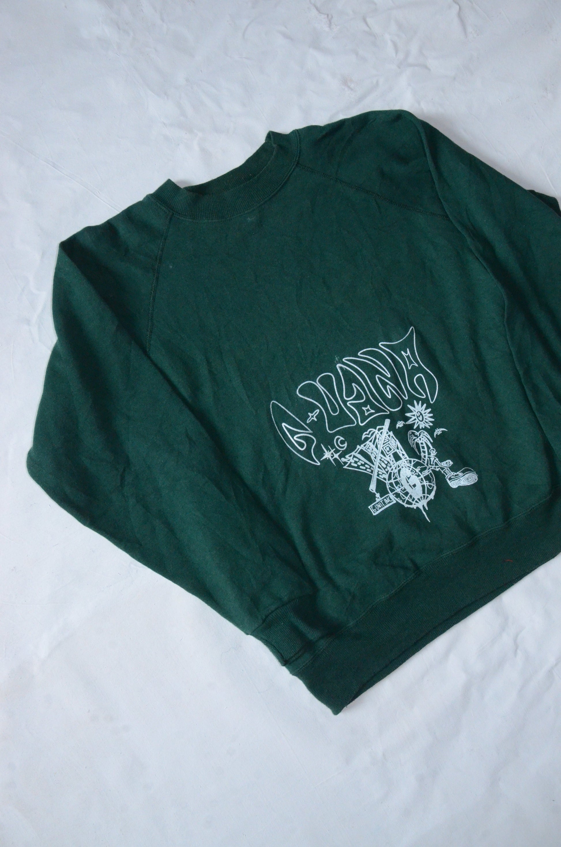 G.UANA Green 1 Screenprint Sweater