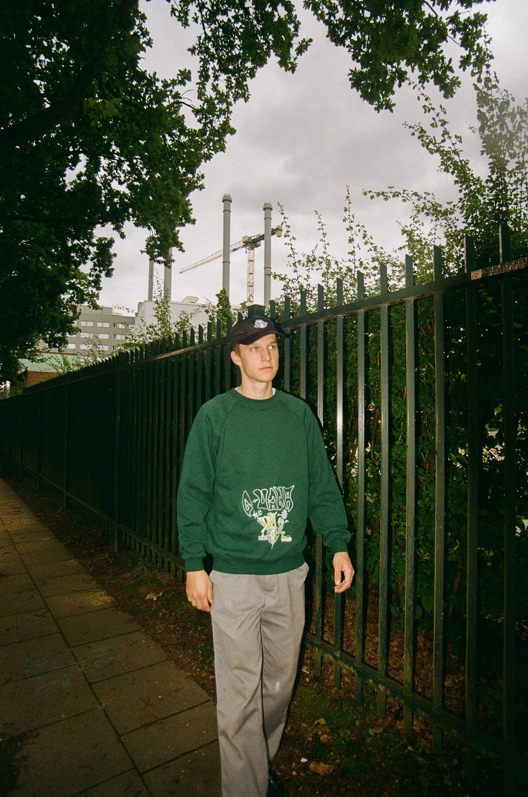G.UANA Green 2 Screenprint Sweater